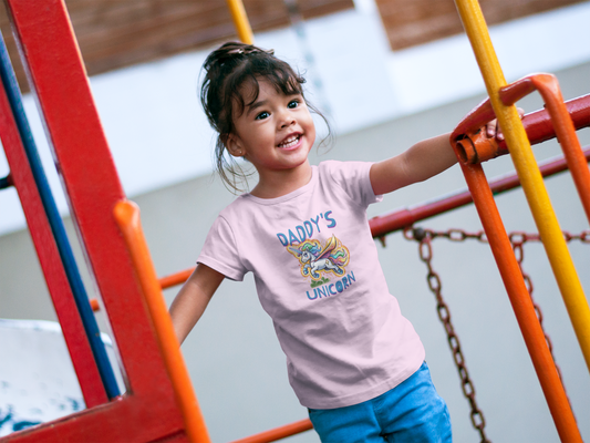 DADDY'S UNICORN Toddler Short Sleeve Tee