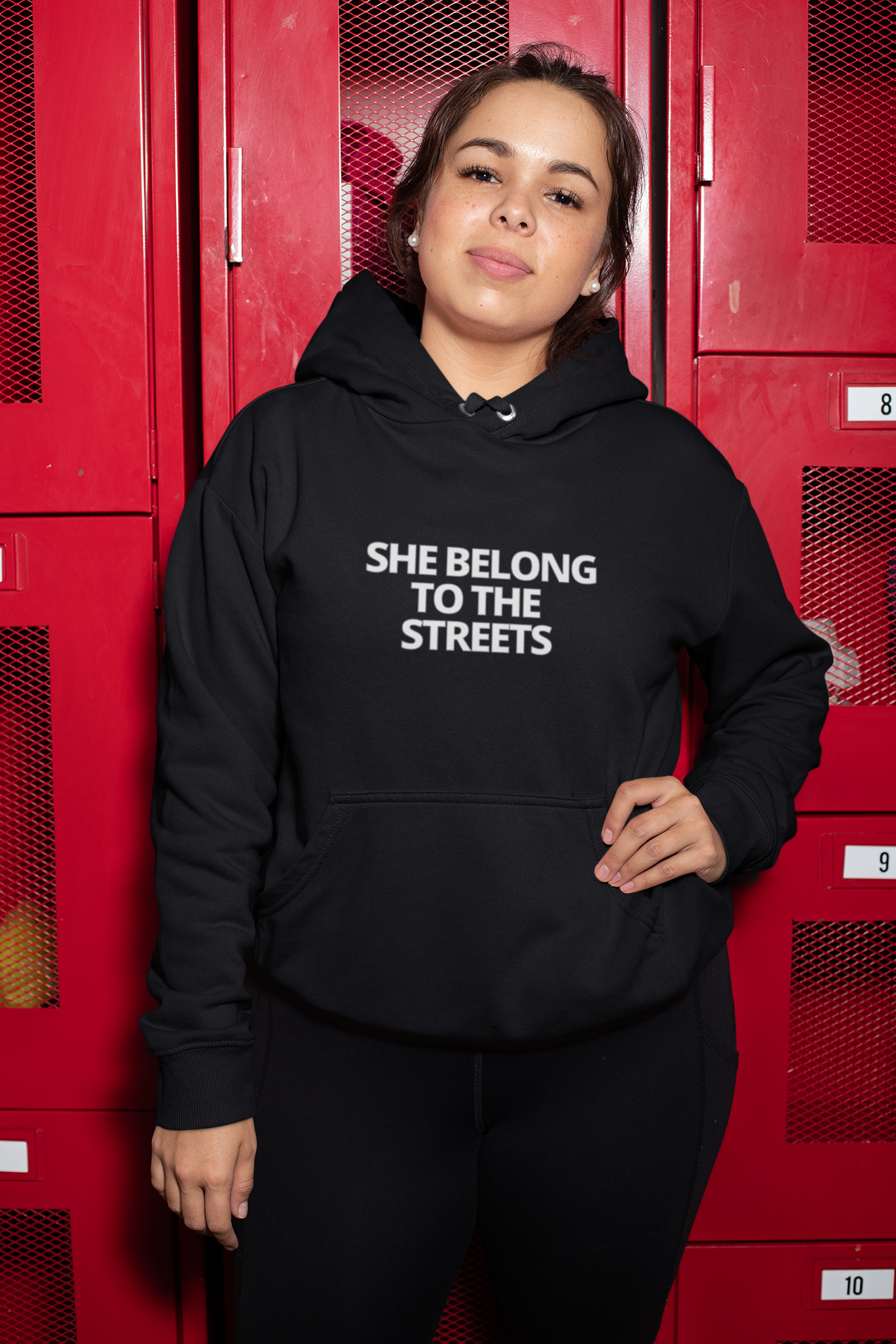 SHE BELONG TO THE STREETS Unisex Hoodie